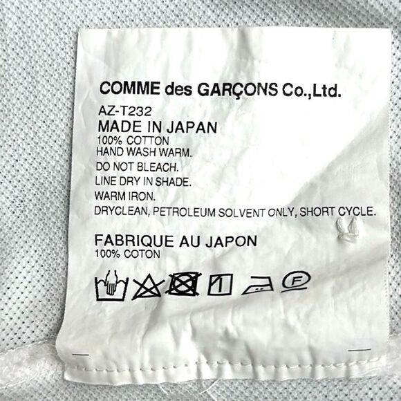 Comme Des Garçons PLAY Polo Shirt Tee
White Cotton Short Sleeve Women’s size M - Picture 12 of 13